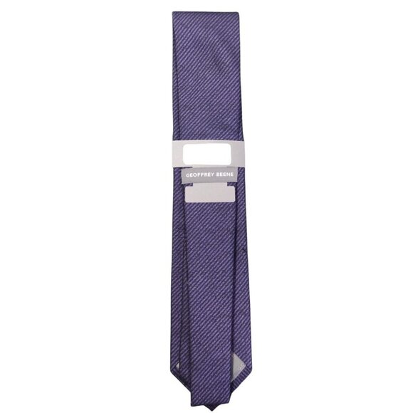 NWT Geoffrey Beene Purple Stripe Tie - Picture 5 of 6